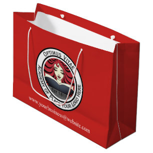Large Custom Shopping Bag with Company Logo