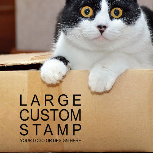 Large Custom Stamp,Make Your Own Professional Logo Rubber Stamp