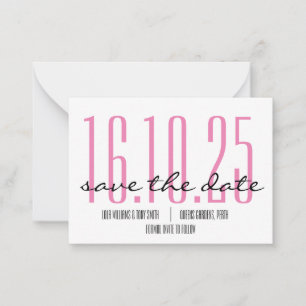 Large Date Invite