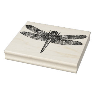 Large Dragonfly Rubber Stamp