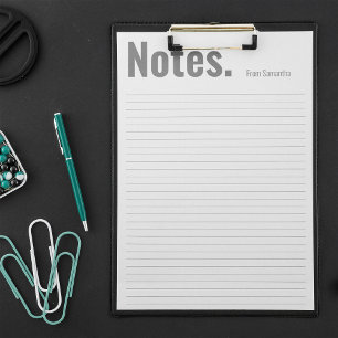 Large Dramatic Personalized Notes