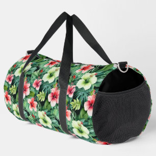 Large Duffel Bag Tropical Print