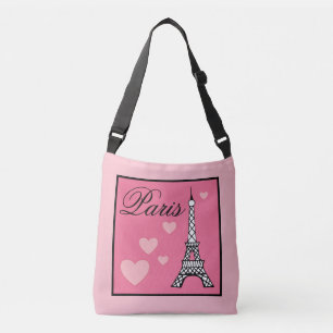 Large Eiffel Tower Paris Tote Bag