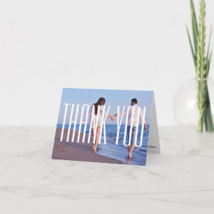 Large Empire Photo - Thank You Note Card