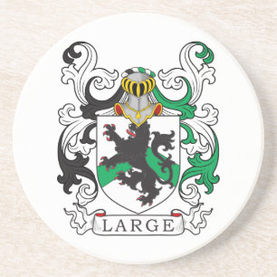 Large Family Crest (Irish) Coaster