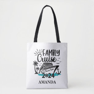 Large Family Cruise Ship Vacation Tote Bag