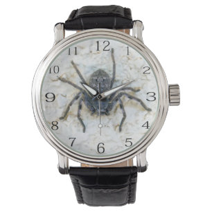 Large Female Huntsman Spider, Wrist Watch