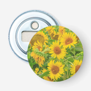 Large field of sunflowers near Moses Lake, WA 2 Bottle Opener