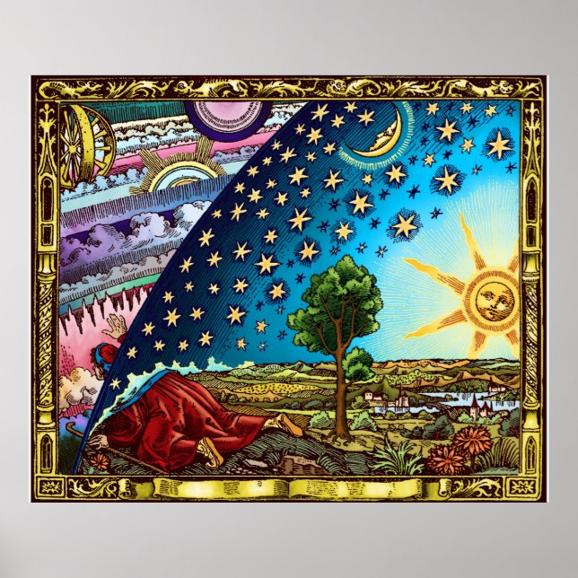 Large Flammarion Dome Poster (Front)