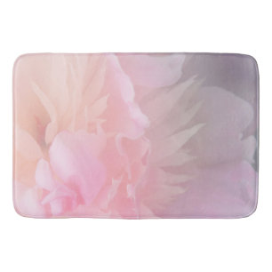 Large Floral Blush Bath Mat