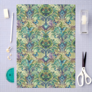 Large Floral & Butterfly Seamless Craft Decoupage Tissue Paper