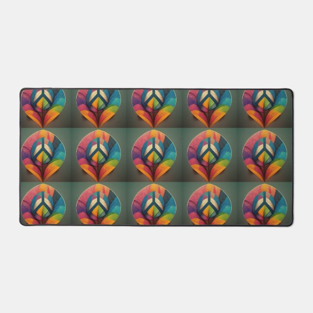 Large Floral Desk Mat (Front)