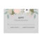 Large Floral RSVP Card.
