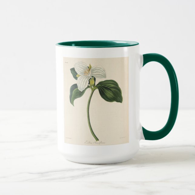 Large Flowered Trillium Mug (Right)