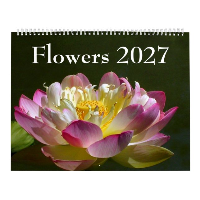 Large Flowers 2027 Calendar (Cover)