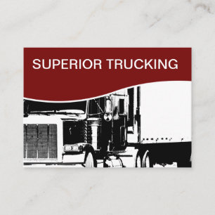 Large Format Trucking Business Card