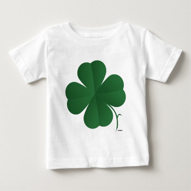 Large Four Leaf Clover Baby T-Shirt (Front)