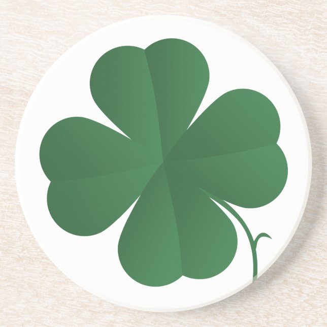 Large Four Leaf Clover Coaster (Front)