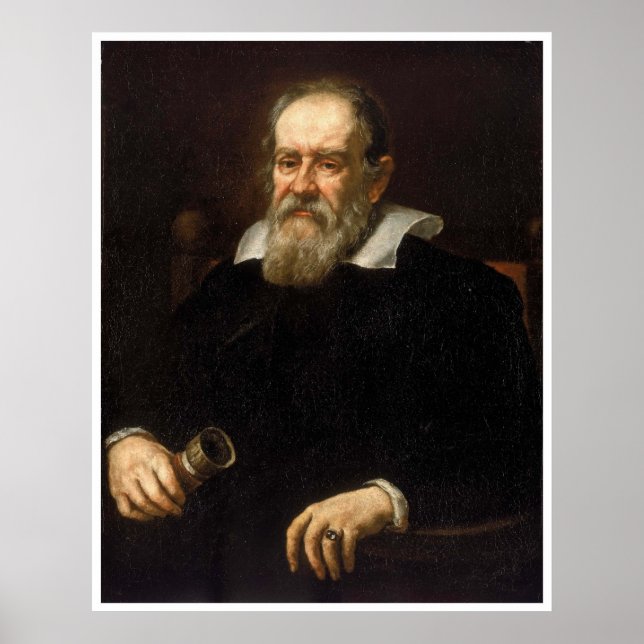 Large Galileo Galilei Art Print (Front)