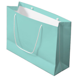 Large Gift Bag-Solid Aqua Bag