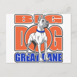 Large Great Dane Postcard