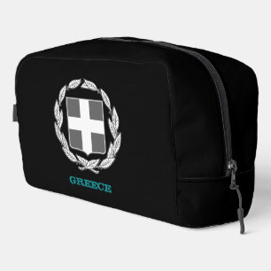 Large Greece bag, Greek coat of arms /flag Dopp Kit