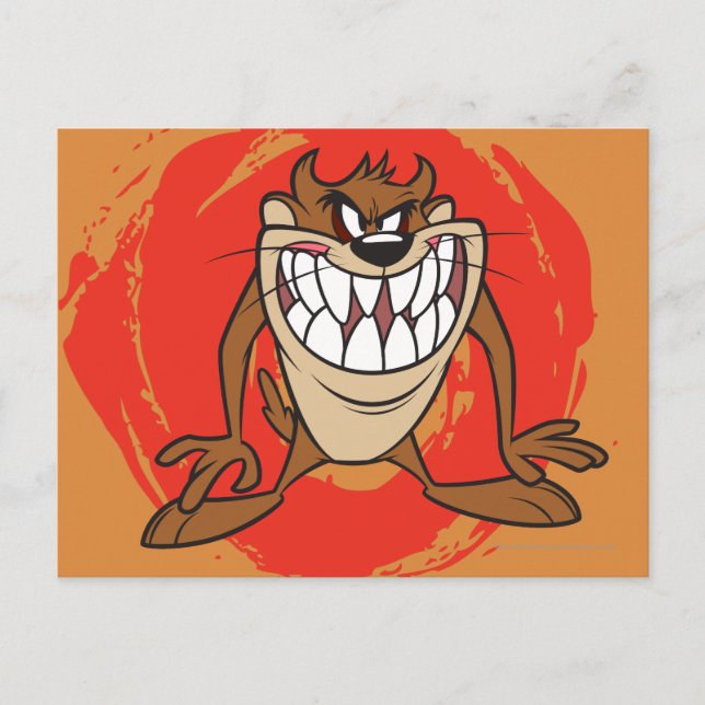 Large Grin TAZ™ Postcard (Front)