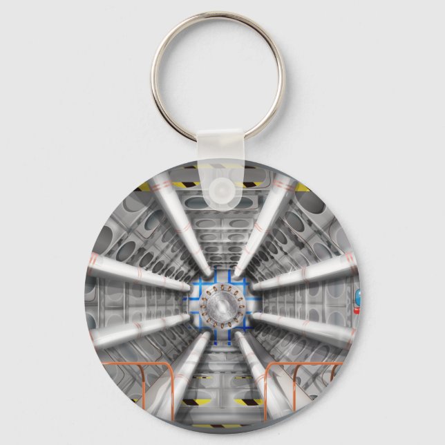 Large Hadron Collider  particle accelerator Key Ring (Front)