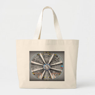 Large Hadron Collider particle accelerator Tote Bag