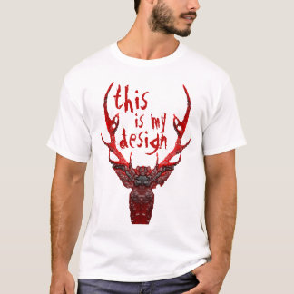 Large Hannibal Stag - This is my design T-Shirt