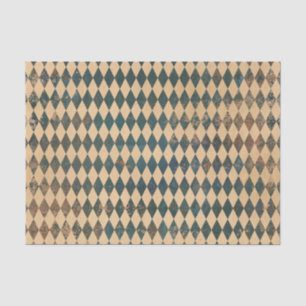 Large Harlequin Diamond Pattern Tissue Paper