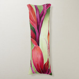 Large Hawaiian Plant Body Pillow