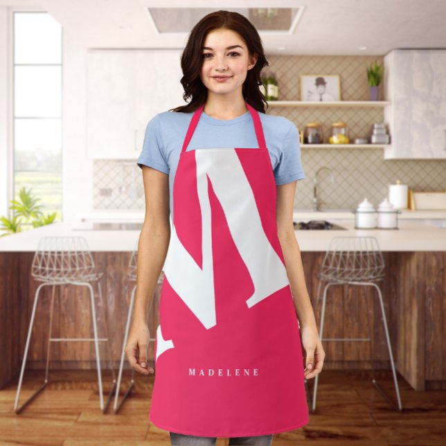 Large Initial | Modern Typography | Pink Apron (Creator Uploaded)