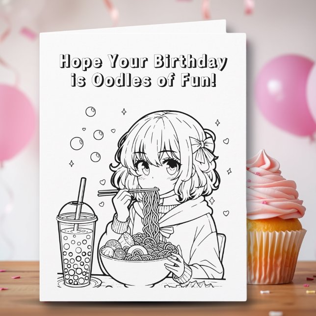 Large Jumbo-Sized Personalised Girl's Birthday Card (Creator Uploaded)