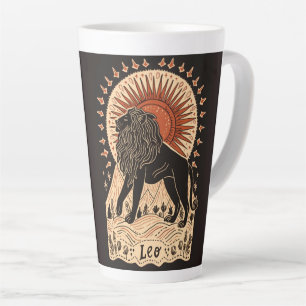 Large Latte Mug Leo Celestial Zodiac Art