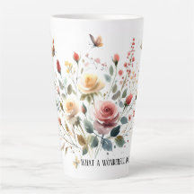 Large Latte Mug What A Wonderful Day