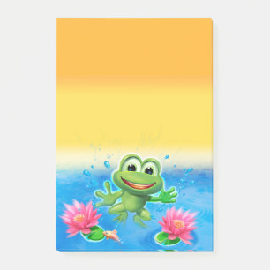 Large Leaping Frog Post-it Note block