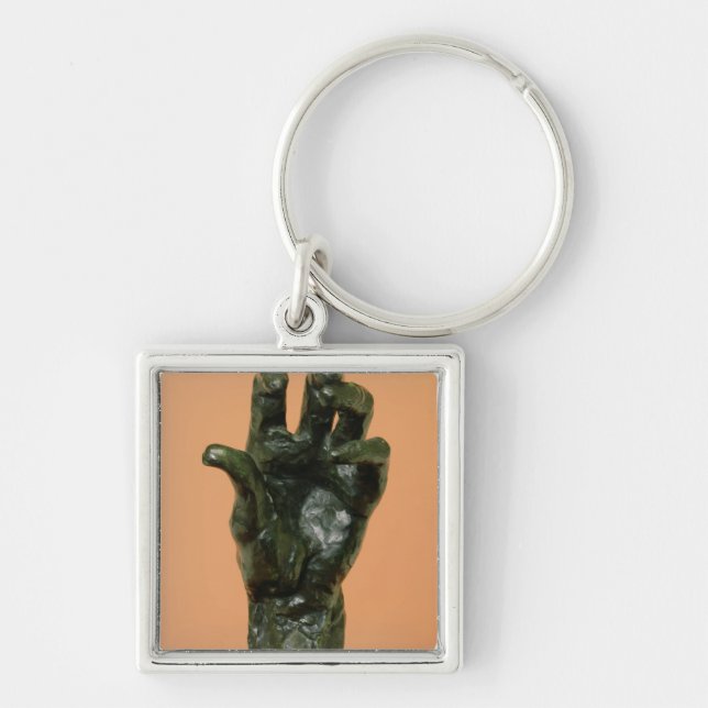 Large Left Hand (bronze) Key Ring (Front)