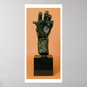 Large Left Hand (bronze) Poster