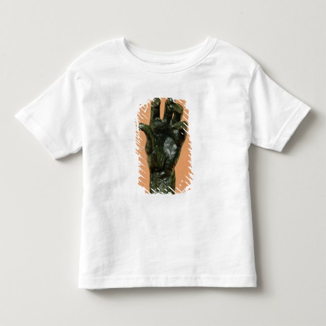 Large Left Hand (bronze) Toddler T-Shirt (Front)