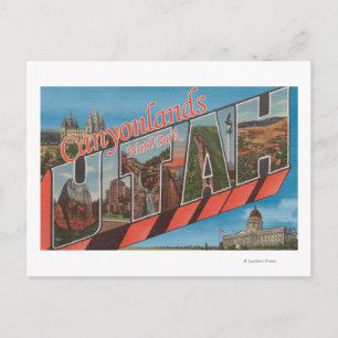 Large Letter Scenes - Canyonlands Nat'l Park, UT Postcard