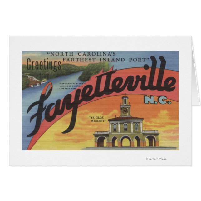 Large Letter Scenes - Fayetteville, NC (Front Horizontal)