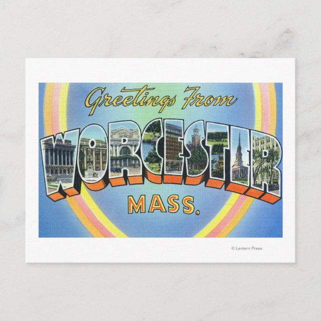 Large Letter Scenes - Greetings From 2 Postcard (Front)