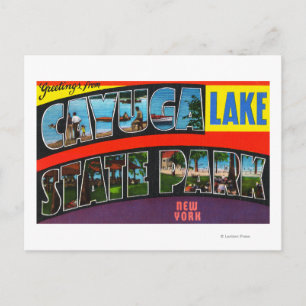 Large Letter Scenes, Greetings From 4 Postcard