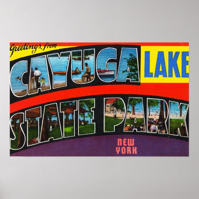 Large Letter Scenes, Greetings From 5 Poster (Front)