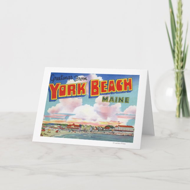 Large Letter Scenes, Greetings From Card (Front)