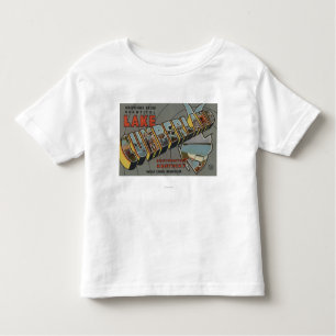 Large Letter Scenes - Lake Cumberland, KY Toddler T-Shirt