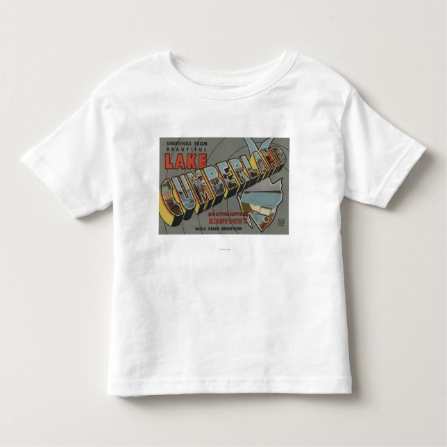 Large Letter Scenes - Lake Cumberland, KY Toddler T-Shirt (Front)