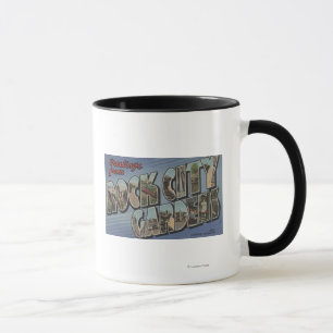 Large Letter Scenes - Rock City Gardens, TN Mug