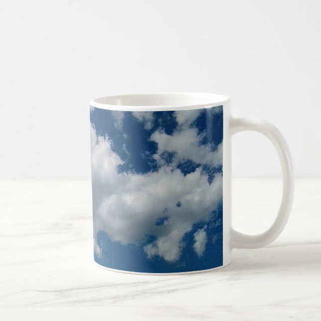Large , long cloud coffee mug (Right)
